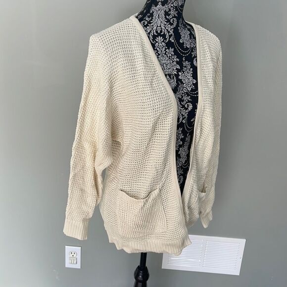 NEW Kensie Ivory Cotton Blend Shrug - Picture 1 of 2
